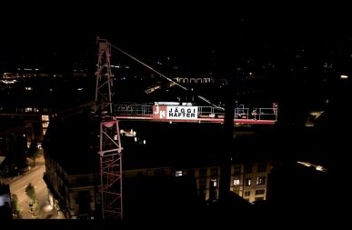 Videoreportage Kranaufbau Jaeggi-Hafter Zuerich